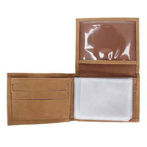 Carteira Masculina Premium DH Couros Nobuck: Elegância, Organização e Porta Habilitação Integrado