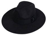 Chapéu Fedora Preto Edição Skull Caveira Fosca Aba Reta 7cm Unissex Estiloso