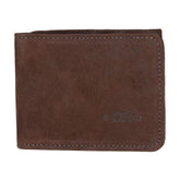 Carteira Masculina DH Couros Pequena de Couro Legítimo Marrom Compacta
