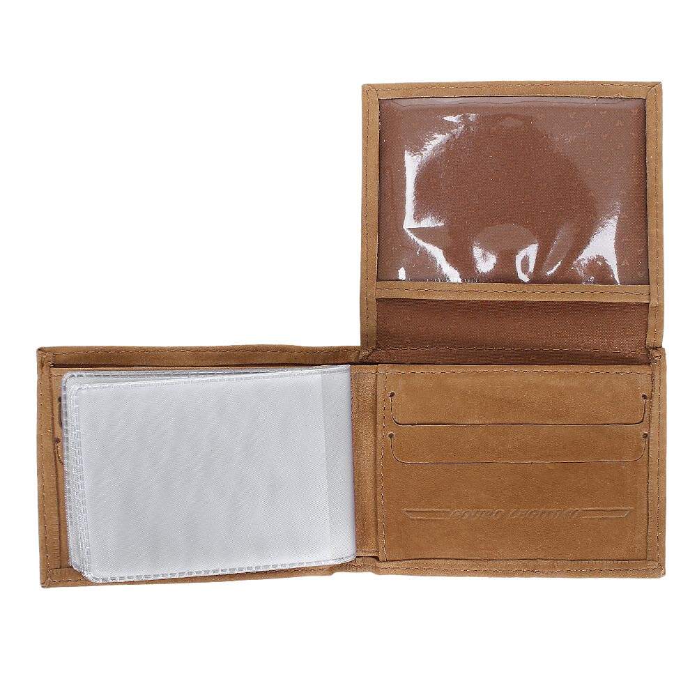 Carteira Masculina Premium DH Couros Nobuck: Elegância, Organização e Porta Habilitação Integrado