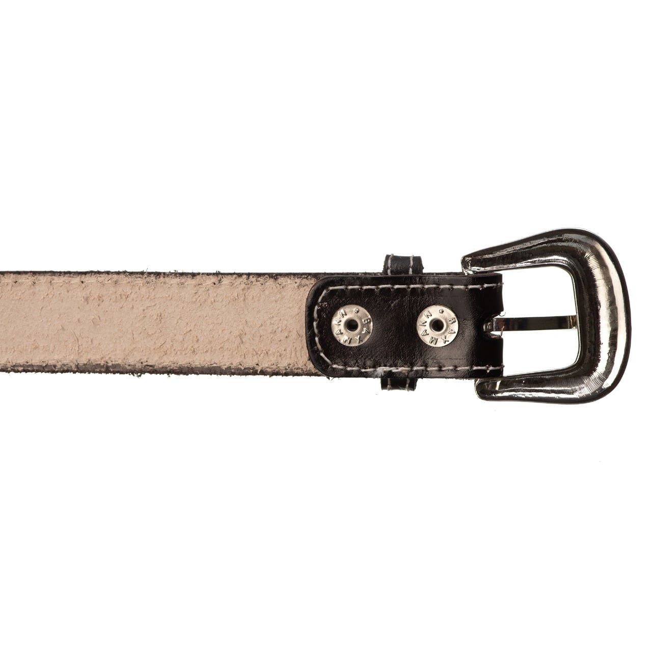 Cinto Infantil Campero Liso Café Couro Legítimo Fivela Simples Ajustável