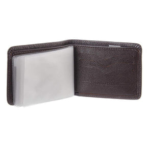 Carteira Masculina Premium DH Couros: Couro Marrom Escuro, 15 Compartimentos, Elegância e Praticidade