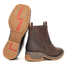 Bota Masculina Vimar WorkBoot Strong Shock 82081 Café - Durabilidade e Conforto Extremo