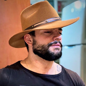 Chapéu Country Unissex Gusttavo Ferrugem Premium Aba Curvada Estilo Sertanejo Autêntico