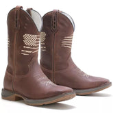 Bota Masculina Workboot General High Country Couro Crazy Horse Café Resistente e Confortável