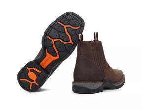 Workboot Vimar Boots 82081 Couro Legítimo Crazy Horse Café Sola Tundra Conforto