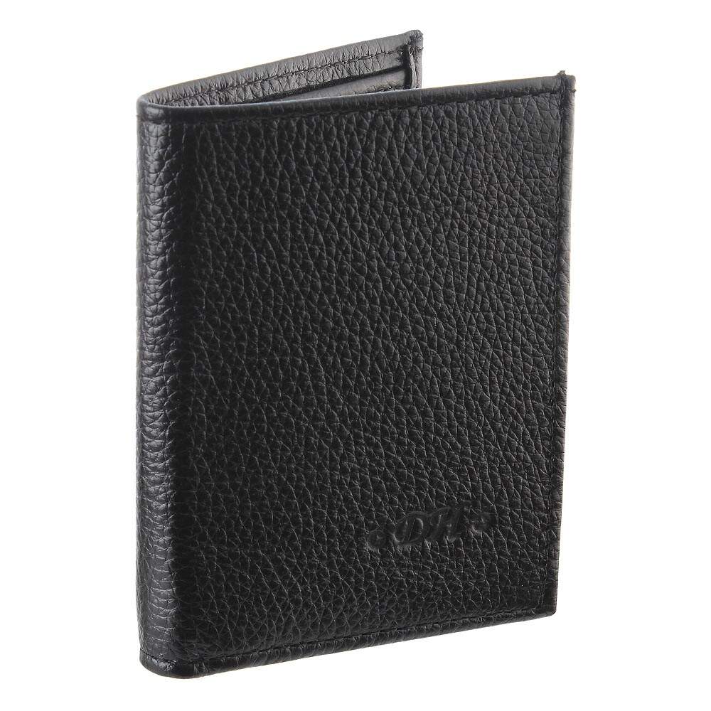 Carteira Masculina Premium DH Couros Preta: Elegância e Organização em Couro Genuíno
