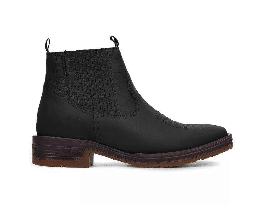 Bota Workboot Masculina Vimar Boots Strong Shock Discovery Couro Legítimo Preto