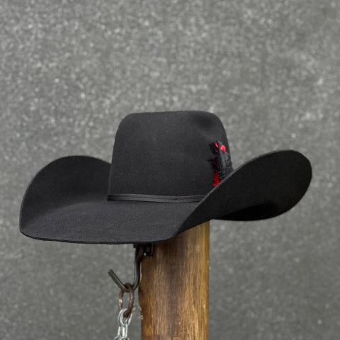 Chapéu Country Eldorado Lã Preto Patria Ultimate Premium, Ajustável e Durável