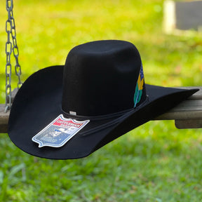 Chapéu Country Eldorado Lã Preto Patria Ultimate Premium, Ajustável e Durável