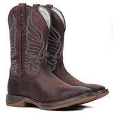 Bota Workboot Stockman High Country 5289 Couro Crazy Horse Café Masculina