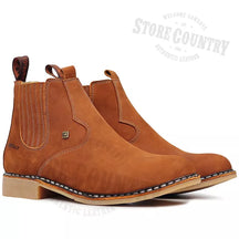 Botina Vira Francesa Zebu Original Nobuck Castor Masculina Confortável Durável Estilo Country